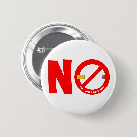 Rauchen verboten button (Vorne & Hinten)