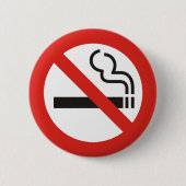 Rauchen verboten button (Vorderseite)