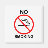 Rauchen verboten magnet (Vorne)