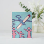 Rauchen verboten postkarte (Stehend Vorderseite)