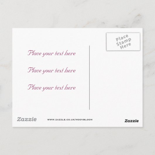 Rauchen verboten postkarte (Rückseite)