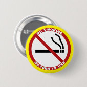 Rauchen verboten - Sauerstoff in Gebrauch - kein F Button (Vorne & Hinten)