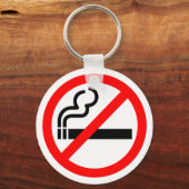 Rauchen verboten schlüsselanhänger (Vorderseite)