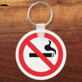 Rauchen verboten schlüsselanhänger (Vorderseite)