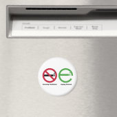 Rauchen verboten. Vaping erlaubt Magnet (In Situ (Geschirrspüler))