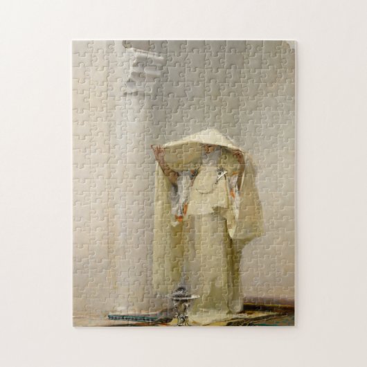 Rauchen von Ambergris, 1880 von John Singer Sargen Puzzle (Vertikal)