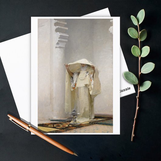 Rauchen von Ambergris, Sargent Postkarte