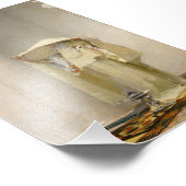 Rauchen von Ambergris von John Singer Sargent Fotodruck (Ecke)