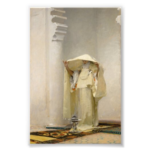 Rauchen von Ambergris von John Singer Sargent Fotodruck (Vorne)