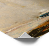 Rauchen von Ambergris von John Singer Sargent Poster (Ecke)