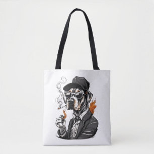 Rauchen wichtiger T - Shirt Tasche