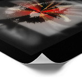 Rauchen wird gedruckt poster (Ecke)