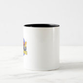 Rauchen Zweifarbige Tasse (Mittel)