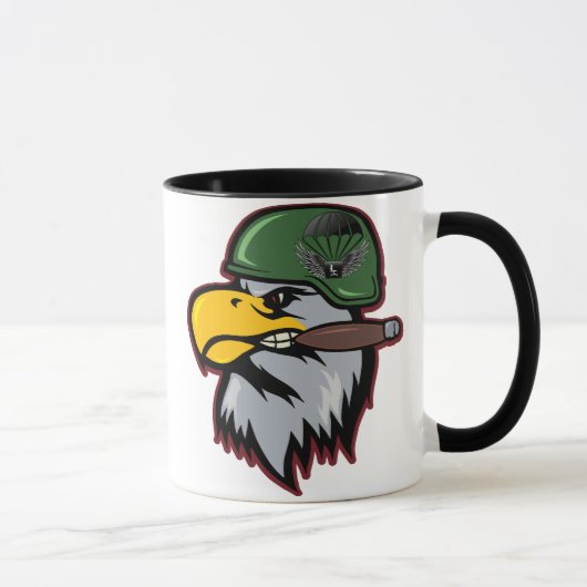 Rauchende Adler-Kommando-Tasse Tasse (Rechts)