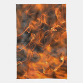 Rauchende Flammen des Feuers Handtuch (Vertikal)