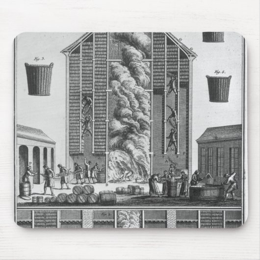 Rauchende Heringe Mousepad (Vorne)