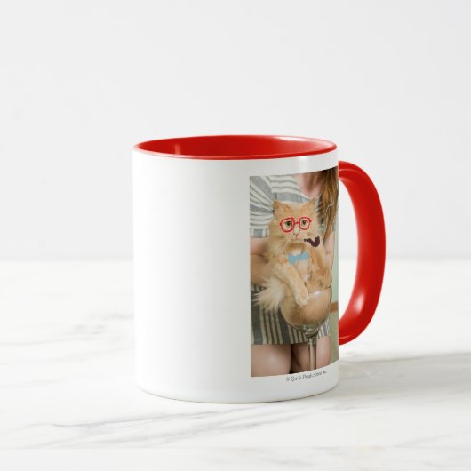 Rauchende Katze Tasse (VorderseiteRechts)
