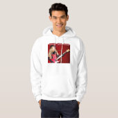 Rauchende Miezekatze-Felsen! Hoodie (Vorne ganz)