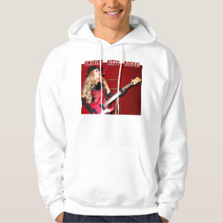 Rauchende Miezekatze-Felsen! Hoodie