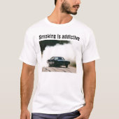 Rauchende Parodie T-Shirt (Vorderseite)