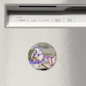 Rauchende Präriehund-Hippies Magnet (In Situ (Geschirrspüler))