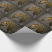 Rauchende Tötungs-Lungen Geschenkpapier (Ecke)