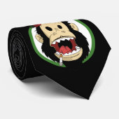 rauchender Affe Krawatte (Gerollt)