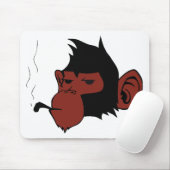 Rauchender Affe Mousepad (Mit Mouse)