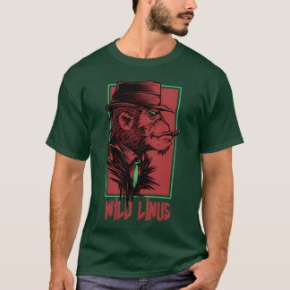 Rauchender Affe von Wild Linus Germany Freunde T-Shirt