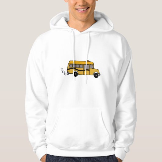 Rauchender Bus Hoodie (Vorderseite)