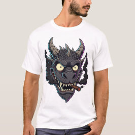 Rauchender Obsidian-Drache T-Shirt