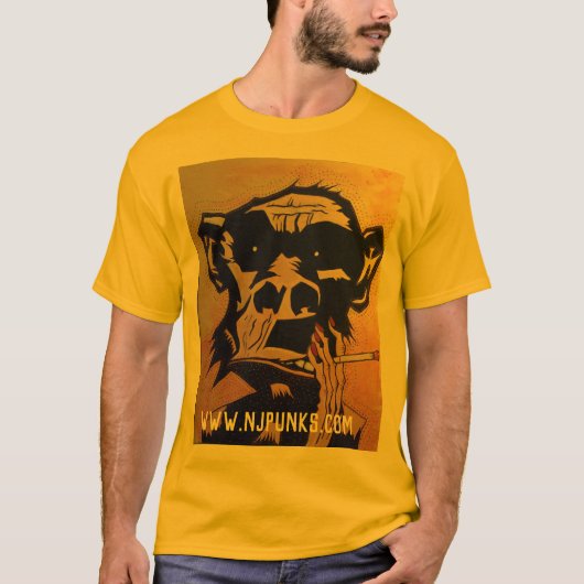 Rauchender Simian-T - Shirt (Vorderseite)