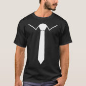 Rauchendes Anzug Bowtie T-Shirt (Vorderseite)
