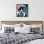 Rauchendes Hundegewebe Leinwanddruck (Insitu (Schlafzimmer))
