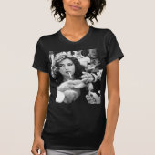Rauchendes Mädchen T-Shirt (Vorderseite)