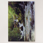 Raucher-Bergstrom - 20x30 Puzzle (Vertikal)