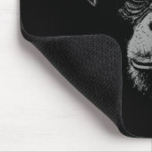 Raucher-Meme-Affe für Männer Frauen Affe rauchtSm Mousepad (Ecke)