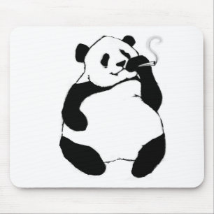 Raucher-Panda Mousepad