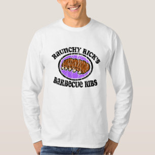 Raucher Rick's Barbecue-Rippen T-Shirt