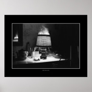 RAUCHER (schwarzer Hintergrund) Poster