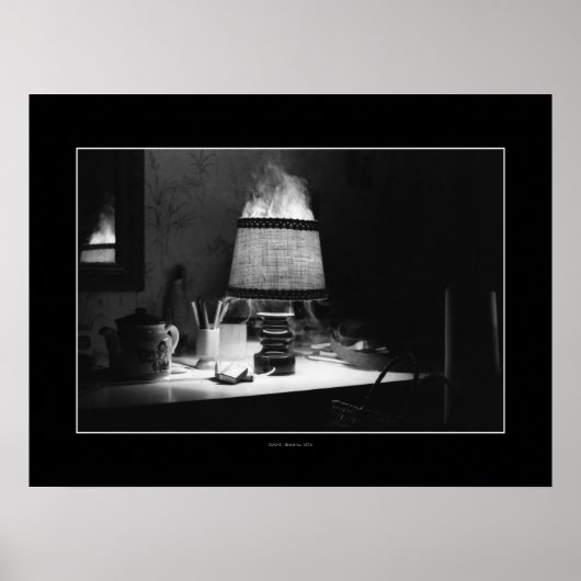 RAUCHER (schwarzer Hintergrund) Poster (Vorne)