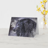 Raucher- und Ebony-Grußkarte Karte (Gelbe Blume)