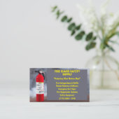 Raucher- und Feuerlöschgeräte Visitenkarte (Stehend Vorderseite)