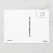 Raucherdame Postkarte (Rückseite)