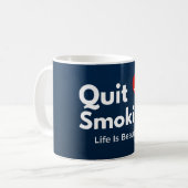 Raucherentwöhnung Kaffeetasse (Vorderseite Links)