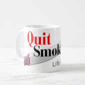 Raucherentwöhnung Kaffeetasse (Vorderseite Links)