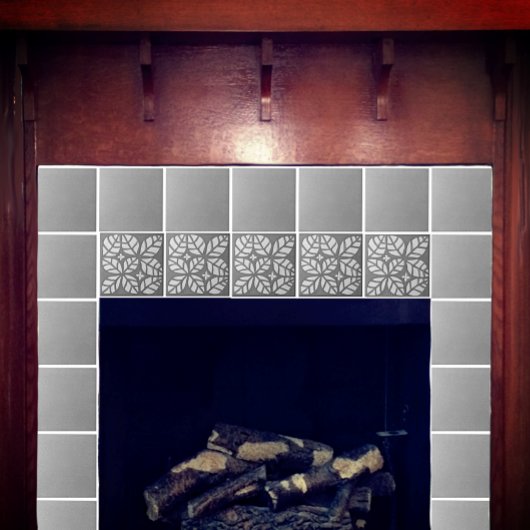 Räuchergraue Keramik Fliese