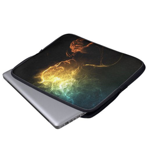 Raucherin Laptopschutzhülle (Vorne Knopf)