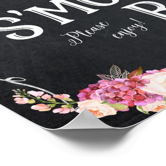 Räucherklatsche Bar Poster (Ecke)