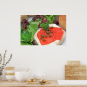 Räucherlachs-Bagel Poster (Küche)